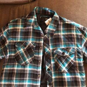 Brand New Hurley Insulated Flannel Shirt